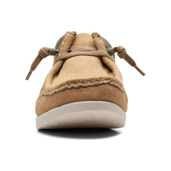 CLARKS COLLECTION Mens Dark Sand Brown Removable Insole Shacrelite Round Toe Slip On Moccasins Shoes 9.5 M