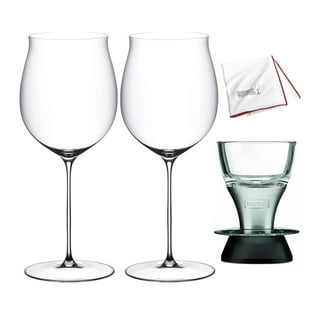 Riedel 20.45 Oz Swirl Red Wine Crystal Stemless Tumbler Glass, Set of 2 