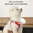 thumbnail image 4 of Dog Harness No Choke Over - Step in Adjustable Dog Harnes with Breathable Mesh and Quick-Release Buckle for Walking (Red) - S, 4 of 5