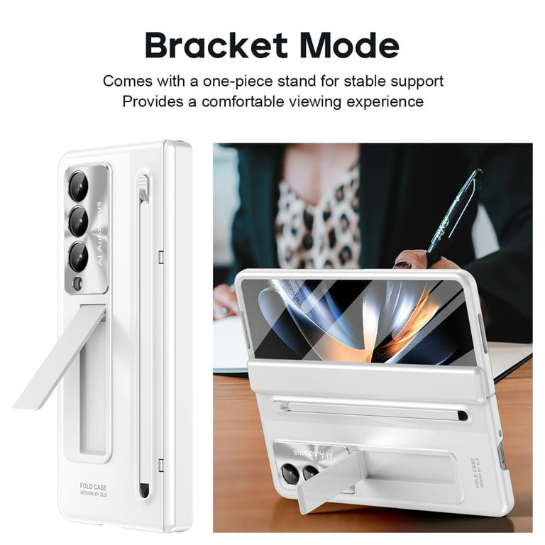 for Samsung Galaxy Z Fold 4 5G Case with New Slim S Pen Holder