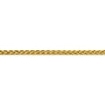 thumbnail image 3 of 14K Yellow Gold 3.45mm Semi-Solid Wheat Chain (24 X 3.45) Made In Turkey bc172-24, 3 of 5