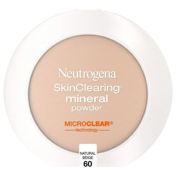 Neutrogena SkinClearing Mineral Acne Powder, Natural Beige 0.38 oz
