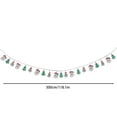 thumbnail image 3 of LED Christmas Tree Lights, 5 Feet White Wire Colorful Holiday Light String for Indoor Outdoor Home Party Decor(White-C), 3 of 6