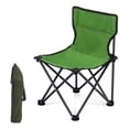 thumbnail image 4 of Camping Chair  Folding For Outdoor Lightweight Backpacking Armless Foldable Lawn Hiking Beach Sports And Picnic Green With Carry Bag, 4 of 8