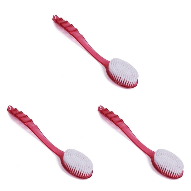 Cepillo Exfoliante para Baño Cateissary Mango Largo Color Verde Azul Rojo Rosa