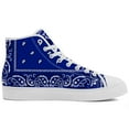 thumbnail image 4 of Aidianart Womens Paisley High Top Shoes High Top Canvas Sneakers Size 11, 4 of 5