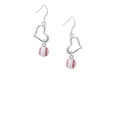 thumbnail image 2 of Delight Jewelry Resin Baseball Open Heart French Earrings, 2 of 4