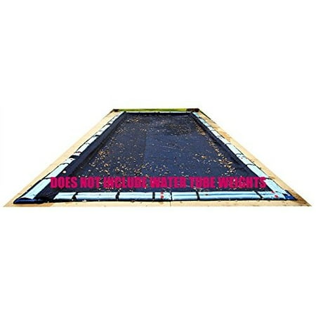 Pool Debris Cover - Leaf Net 12' x 20' Inground Pool Debris Trap Mesh Cover Rectangle Arctic Armor Gold 4 Foot Overlap 4 Year Warranty