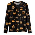 thumbnail image 3 of Camisas Para Mujer Camisetas de Gran Tamaño Manga Larga Moda Casual Cuello Redondo Cosplay Impreso Top Camiseta Blusa Odeerbi ODB135406, 3 of 5