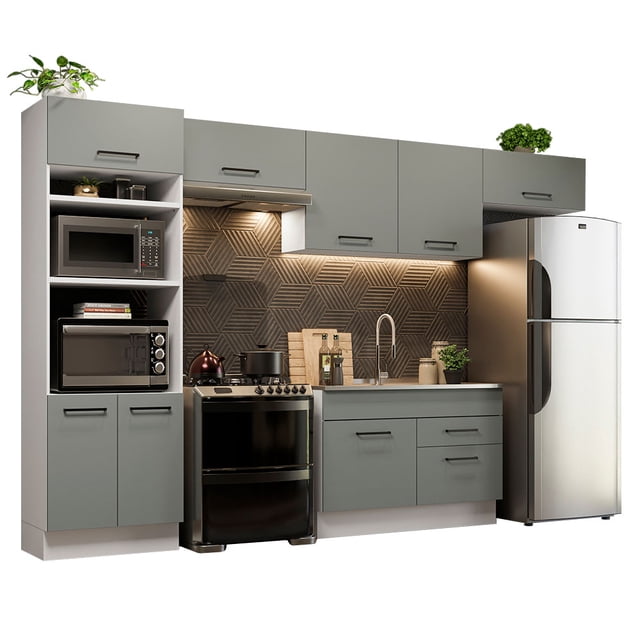 Cocina Integral Completa Modular Madesa Agata 350cm BG 01