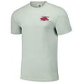 thumbnail image 2 of Unisex Light Green Arkansas Razorbacks Hyper Local Campus Patches T-Shirt, 2 of 3