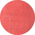 thumbnail image 1 of Ahgly Company Indoor Round Oriental Red Industrial Area Rugs, 7' Round, 1 of 4