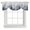 White Dark Blue Gray Blue, variant on Tie Up Valances for Windows, Blue Mist Forest Adjustable Valance Curtains Window Treatment for Living Room/Bedroom, Pine Larch Trees Natural Landscape Rod Pocket Kitchen Curtains & Drapes 42x18 Inch