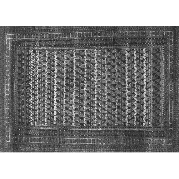 Ahgly Company Indoor Rectangle Persian Gray Traditional Area Rugs, 8' x 12'