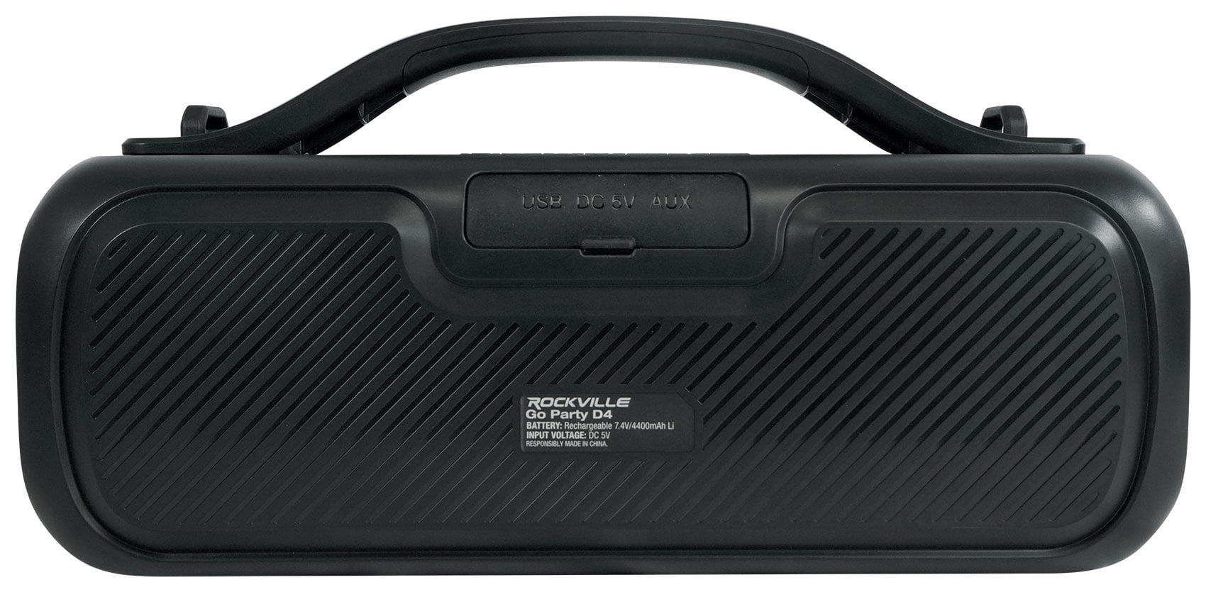 Rockville Go Party D4 Large Loud Portable LED Party Bluetooth Speaker, Deep Bass