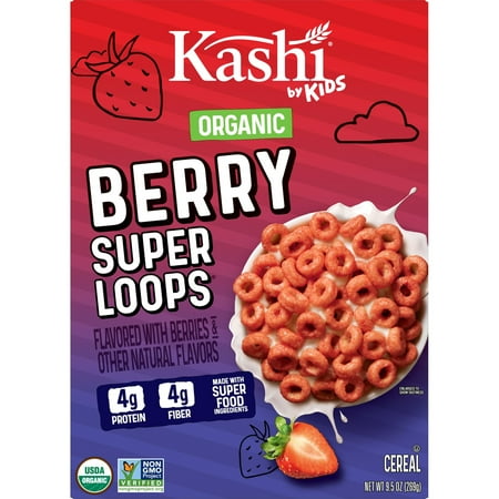 Kashi by Kids Super Loops Berry Breakfast Cereal, 9.5 oz