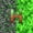 Green Brown H, variant on Castle Fairy Pixelated Miners Letter B Twin Comforter Sets 3-Piece for Kids,Gaming Blocks Bedding Set