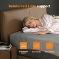 thumbnail image 5 of 10" Queen Size Mattress,Memory Foam Mattress,Fiberglass Free,Medium Feel,Breathable Cooling Layers,Certified Safe Materials,Black Gray, 5 of 8