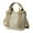 Khaki, variant on gastropod AnuirheiH Women's Canvas Tote Bag Shoulder Crossbody Bag Small Handbag Multi-pocket Work Bags,Portable Storage Bag