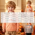 thumbnail image 4 of Kakishop Little Boy Girl Spooky Graphic Striped Embroidered Zip-up Mock Neck Long Sleeve Pullover Tops Kids Autumn Winter Clothes, 6-12 Months, 4 of 9