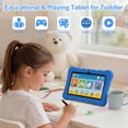 thumbnail image 3 of HDJ 7 in 1024 x 600 Child Tablet,Kids Tablet with Parent Control 32 GB, Android 13, Wi-Fi, Bluetooth, Blue, 3 of 8