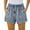 Blue, variant on Alitao Jean Shorts Womens Shorts Casual Women's Denim Shorts Simple Straight Leg Shorts With Elastic Waist Pockets Denim Shorts Women Summer Shorts Blue L
