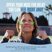 Breathe Right Extra Strength Clear Nasal Strips, 44 Count for Relief of Nasal Congestion