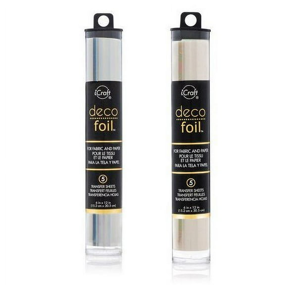 Deco Foil - Transfer YPF5 Sheets - 2-Pack - Iridescent & Opalescent