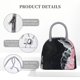 thumbnail image 4 of Balery Pink White Ocean Waves Bolsa de Almuerzo para Mujeres, Caja de Almuerzo, Bolsa de Almuerzo Pequeña Impermeable, Tote de Almuerzo Reutilizable con Gran Capacidad, 4 of 6