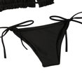 thumbnail image 4 of Women Swimwear Sets Strap-Free Backless Bra Triangle Panties, 4 of 4