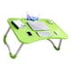thumbnail image 4 of Escritorio para ordenador portátil para niños con portavasos, tablero de densidad, mesa de cama plegable para el hogar, dormitorio, verde, 4 of 5