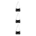 thumbnail image 4 of Transemion Durable Small Handbag Fashionable And Versatile Wide Application Made With PU Handbags For Women black 3Set, 4 of 6