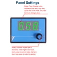 thumbnail image 4 of Controlador de velocidad del motor PWM arranque lento Parada lenta Pantalla de tubo digital Regulador del motor de CC DC12-80V para ventilador de refrigeración ANGGREK Otros, 4 of 8