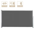 thumbnail image 2 of 120x63 In Retractable Side Awning Outdoor Water Repellent Screen Privacy Divider Yescom Modern, 2 of 11