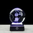 thumbnail image 4 of Pokemon 3D Crystal Ball Pikachu Figure Pokeball Engraving Crystal Charizard Model with Led Light Base Toys Anime Christmas Gift, 4 of 7