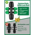 thumbnail image 4 of Locked Barbed Tee Connectors /\uD to /\uD Drip Irrigation Fittings Kit /mm to /mm Tube Lock Female Connector Way Barbed Lock Irrigation Parts for Watering System, 4 of 7