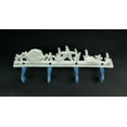 thumbnail image 5 of Zeckos Seahorse Wall Hook Nautical Decorative Coat Rack Beach Home Decor, 5 of 6