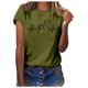 thumbnail image 1 of Puntoco Mujeres Niñas Tallas grandes Imprimir Camisetas Camisetas Manga corta Camiseta Blusa tops Puntoco Puntoco-4437, 1 of 5