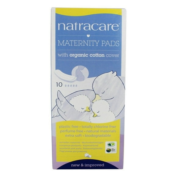 Natracare - Cotton New Mother Natural Maternity Pads - 10 Pad(s)