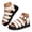 White, variant on Mostsola Gladiator Sandals for Women Hollow out Platform Sandals Comfort Cushion Footbed Beach Shoes