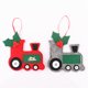 thumbnail image 1 of Colgante para árbol de Navidad con forma de coche, tela navideña, 2 uds. ER, 1 of 5