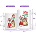 thumbnail image 4 of Santa is Coming Sphynx Merry Christmas Xmas Noel Truck Tree Mug Cat Lover Kitten Owner Gifts Idea Coffee Tea Cup - 02023, 4 of 4