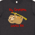 thumbnail image 4 of Inktastic My Grandma Loves Me Sloth Youth T-Shirt, 4 of 5