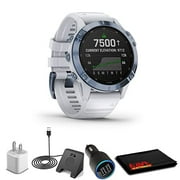 Garmin Fenix 6 Pro Solar Mineral Blue/Whitestone Band With Accessories