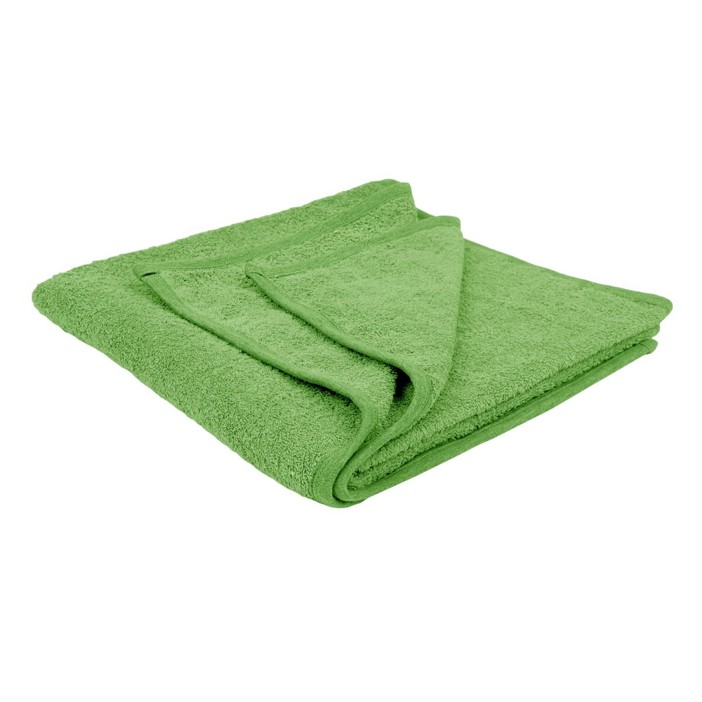 Puffy Cotton Large 100 Soft Cotton Bath Towel Lime Green Walmart