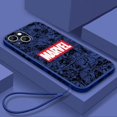 thumbnail image 1 of Marvel superhero cartoon For Apple iPhone 15 14 13 12 11 Pro Max Plus 8 7 SE Liquid Left Rope Phone Case Capa Soft Cover DMH, 1 of 7