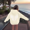 thumbnail image 4 of Hoodies Boys and Girls Kids Letter Printed Hooded Long Sleeve Soft Sweatshirts Top Fall Winter Girls Clothes 10-11 Years, 4 of 8