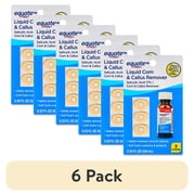 (6 pack) Equate Liquid Corn & Callus Remover with 3 Cushions, 0.33 fl oz, Compare to Dr Scholl's® Liquid Corn/Callus Remover