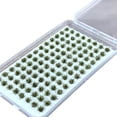 thumbnail image 4 of veasfak 4mm Grass Tuft Model Grass Model Grass Vegetation groups for Scenery Model Train White Green, 4 of 9
