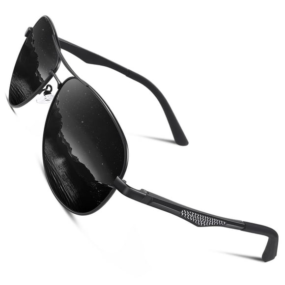 Gafas de Sol CGID GA61 Premium Aleación de Al-Mg Estilo Piloto Polarizadas